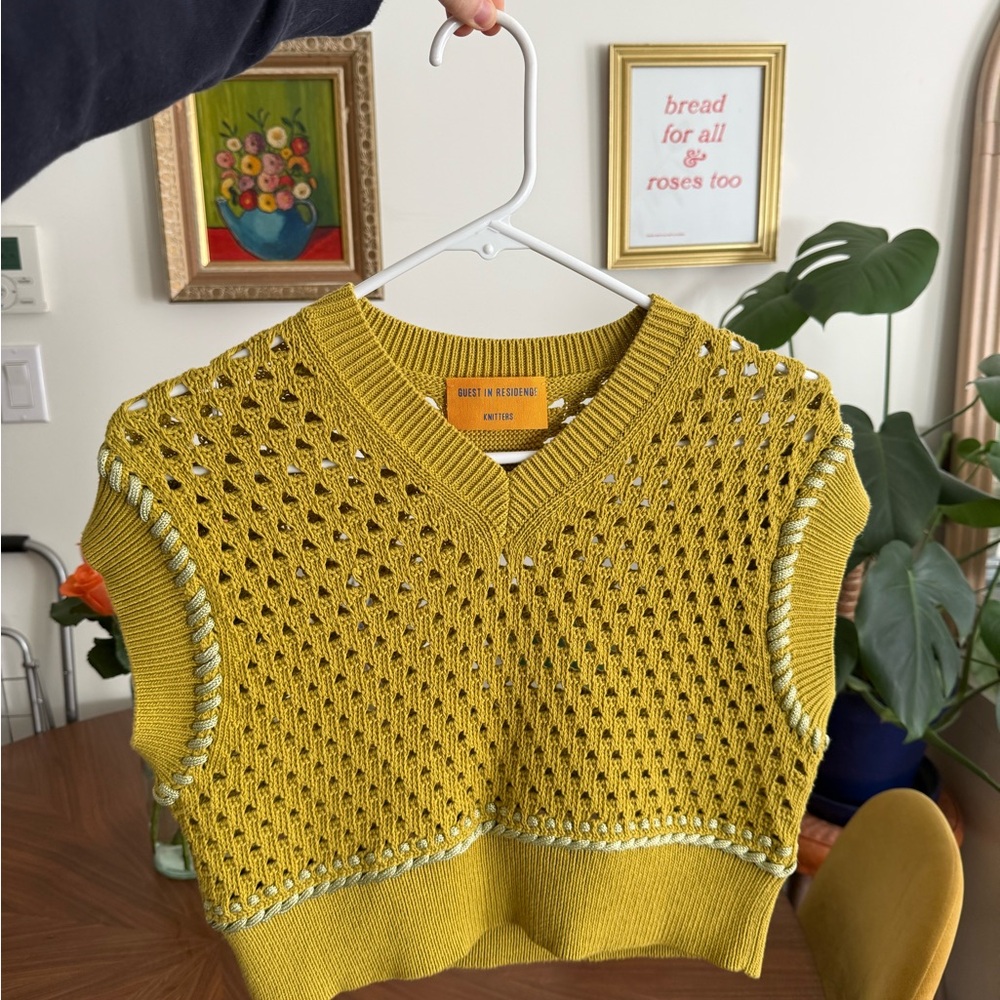 Guest In Residence Knit Sweater Vest